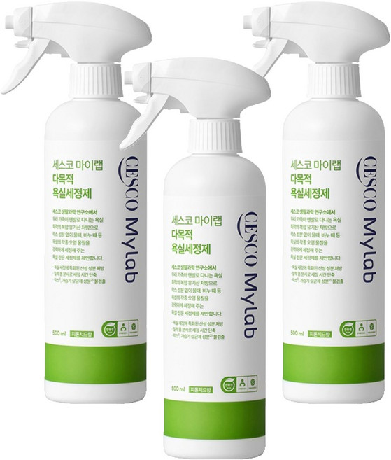 세스코마이랩 다목적 욕실세정제, 500ml, 3개