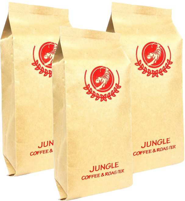 정글커피 에티오피아 예가체프 G2 원두, 핸드드립(중간), 200g, 3개