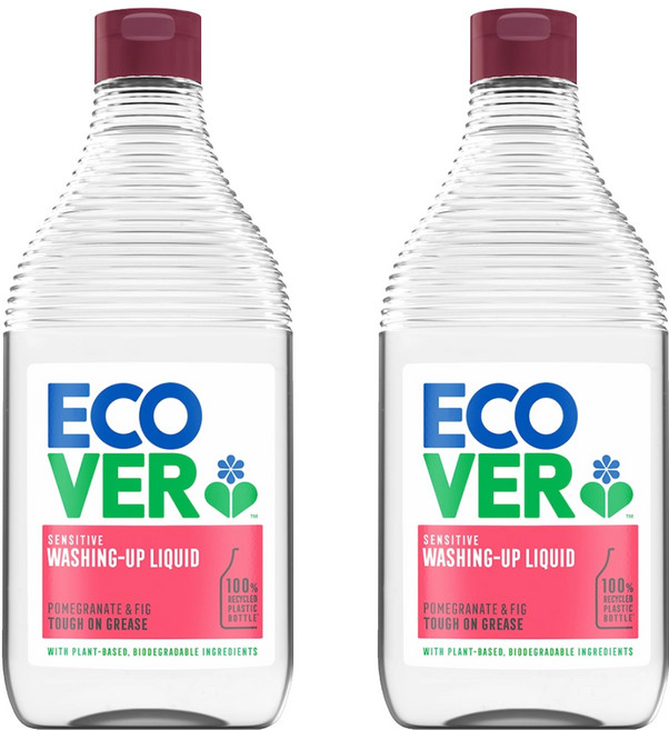 ECOVER 宜珂 洗碗精 石榴 + 無花果, 450ml, 2個