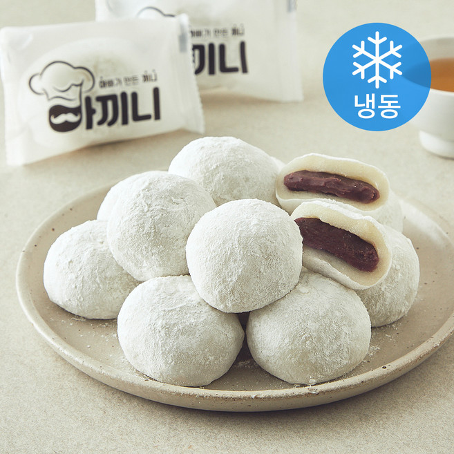 아끼니 찹쌀떡 (냉동), 50g, 16개입, 1개