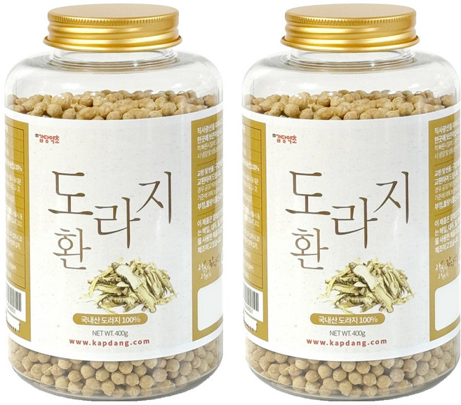 갑당약초 도라지환 병타입, 2개, 400g