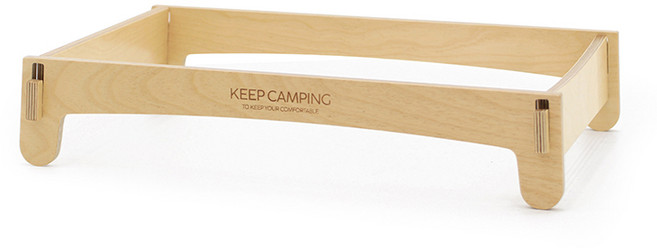 KEEP 폴딩 박스 우드 받침대, 혼합색상, 1단, 1세트