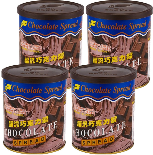 FUFANN 福汎 巧克力醬, 900g, 4罐