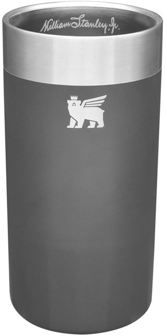 STANLEY 台灣公司貨 微醺時刻 雙層不銹鋼Highball杯, 午夜黑, 350ml, 1個