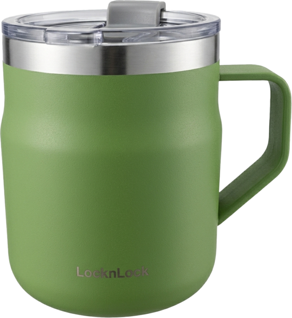 LocknLock 樂扣樂扣 咖啡保溫杯, 綠色, 390ml, 1個