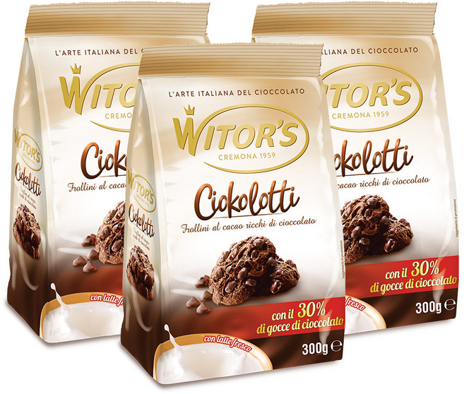위토스 치코로띠 카카오 쿠키, 300g, 3개