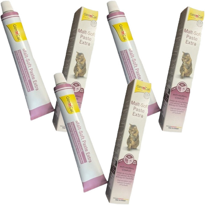 짐캣 고양이 페이스트 엑스트라 영양제, 50g, 헤어볼, 3개