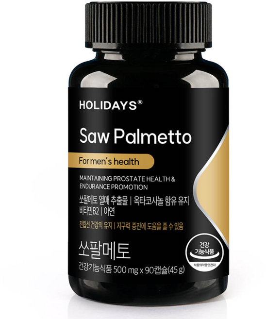 홀리데이즈 쏘팔메토, 90정, 1개