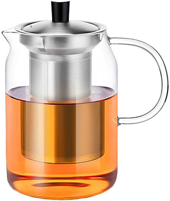 사마도요 티포트 내열유리 S053, 혼합색상, 900ml, 1개