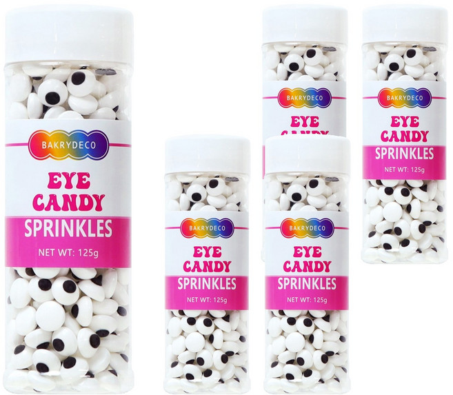 베이크리데코 아이캔디 스프링클, 125g, 5개