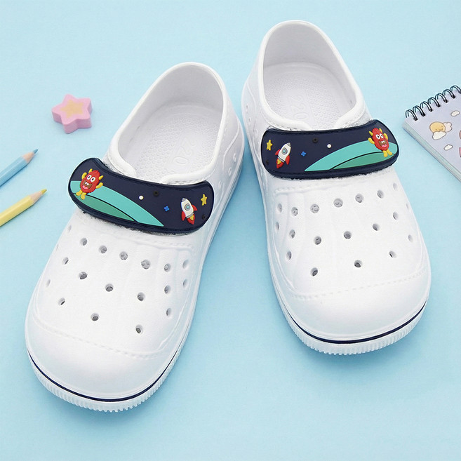 페이퍼플레인키즈 EVA 미끄럼방지 벨크로 실내화