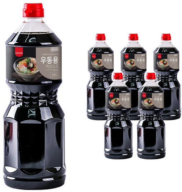 삼립 우동용 액상스프, 1.8L, 6개