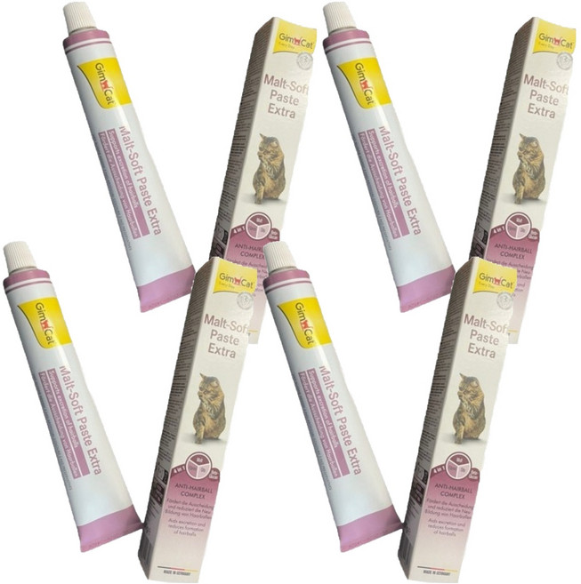 짐캣 고양이 페이스트 엑스트라 영양제, 50g, 헤어볼, 4개