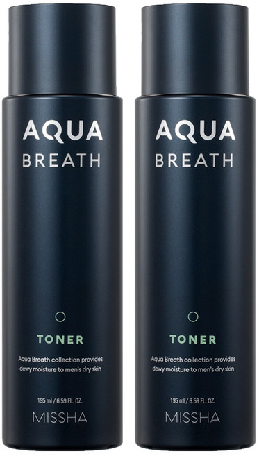 미샤 포맨 아쿠아브레스 토너, 2개, 195ml