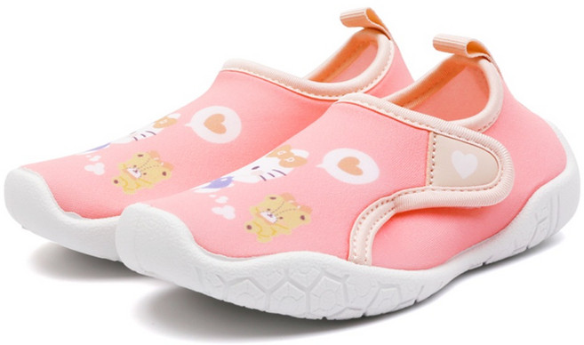 슈라모드 산리오 여아용 헬로키티 로미 벨크로 아쿠아슈즈