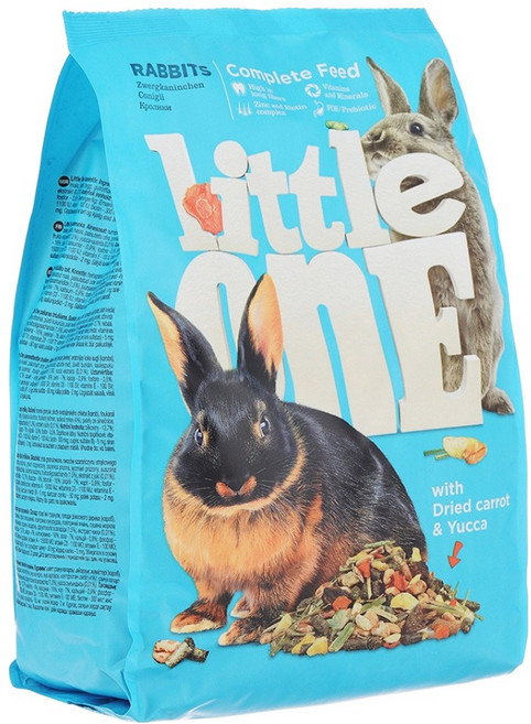 little onE 兔子飼料, 900g, 1包