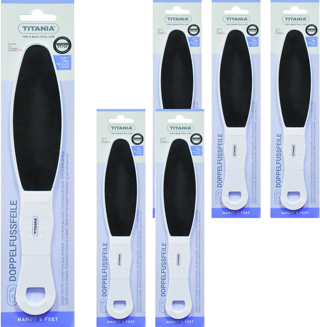 티타니아 샌드 풋파일 각질제거기, 1개입, 6개