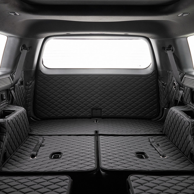 메이튼 MX5 뉴 싼타페 트렁크 매트, 현대 디 올 뉴 싼타페 MX5 6인승, 블랙