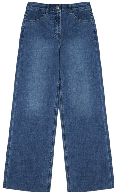 베스띠벨리 여성용 데끼컷 와이드 데님 팬츠 BKPKC2279