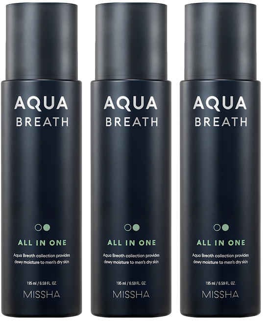 미샤 포맨 아쿠아브레스 올인원, 195ml, 3개