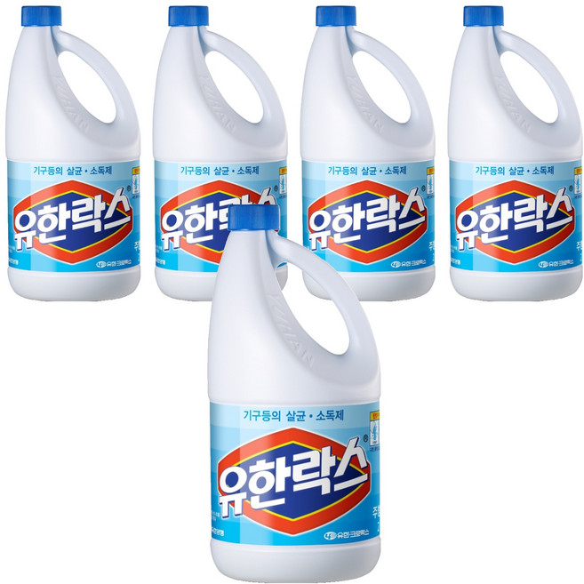 유한락스 주방용, 2L, 5개