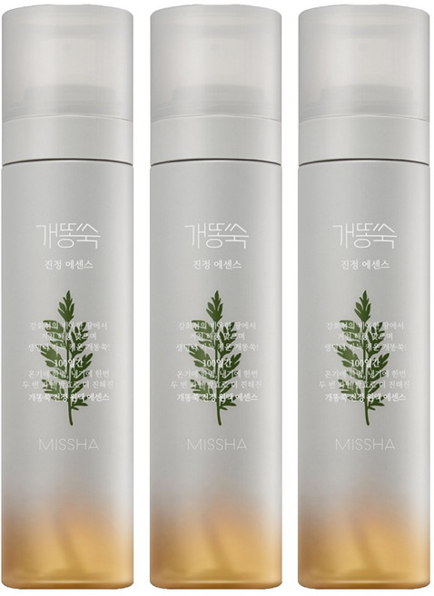 미샤 개똥쑥 진정 에센스 미스트타입, 120ml, 3개