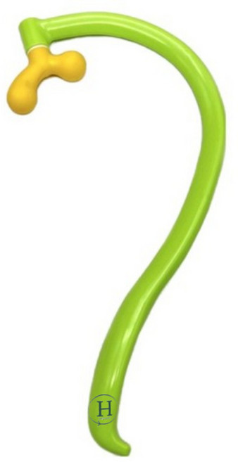 헤라진 어깨 갈고리 마사지기, 그린 + 옐로우, 1개