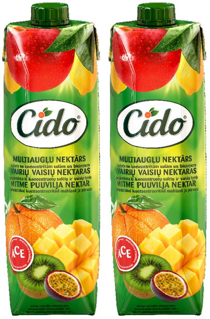 시도 멀티프룻 넥타주스, 2개, 1L