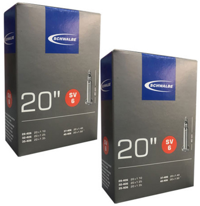 슈발베 자전거 튜브 밸브 SV6, 2개