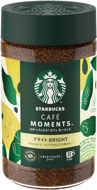 스타벅스 카페모먼트 브라이트 원두커피믹스, 65g, 1개