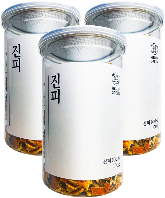 헬로우그린 진피차, 100g, 1개입, 3개
