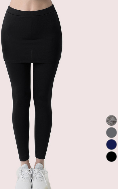 아르메데스 기능성 여성용 겨울 9부 치마 레깅스 AR39