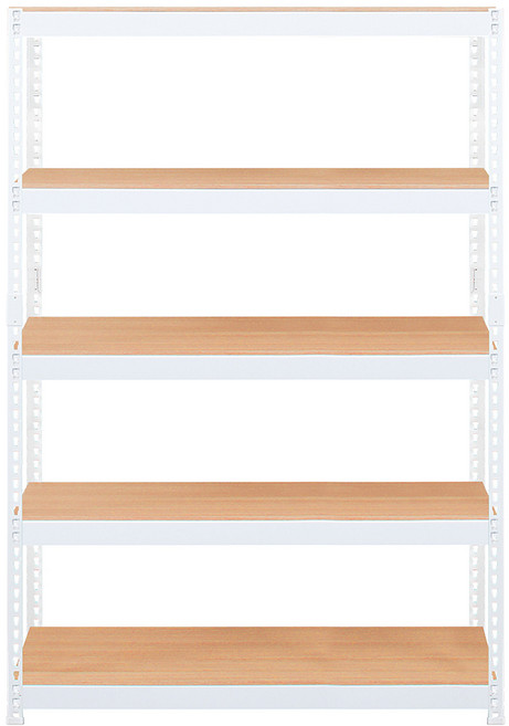 스피드랙 V2 5단 선반 1200 x 400 x 1800 mm, 화이트