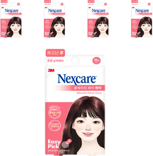 3M All New 넥스케어 블레미쉬 패치 케어, 18개입, 5개