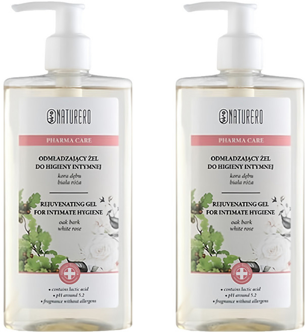GREEN PHARMACY Naturero 植淨林 白玫瑰青春彈嫩私密潔膚露, 2瓶, 300ml