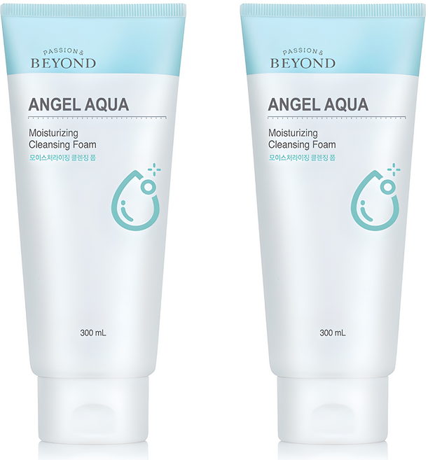 비욘드 엔젤아쿠아 모이스처 클렌징폼, 300ml, 2개