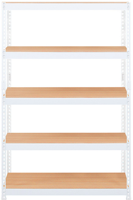 스피드랙 V2 분리기둥 스탠드 선반, 화이트, 5단