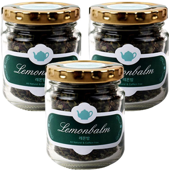 아름드레 유리병 레몬밤, 12g, 1개입, 3개