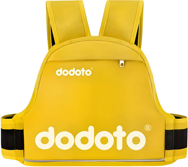 dodoto 兒童寶寶機車安全背帶, 黃色, 1個
