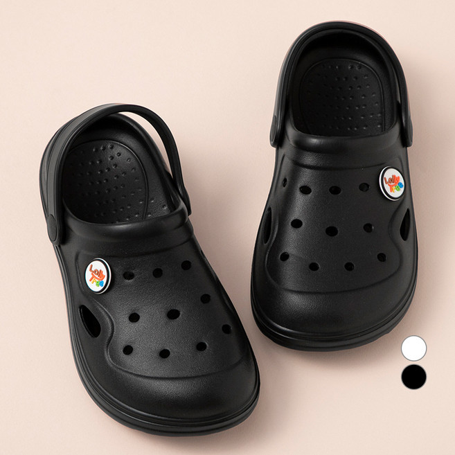 롤리트리 아동용 베이직 EVA 펀칭 클로그 샌들