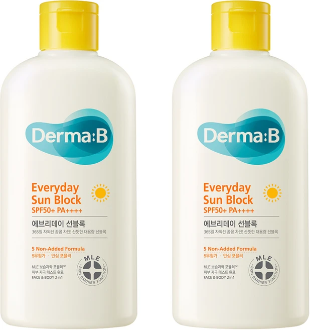더마비 에브리데이 선블록 SPF50+ PA++++, 200ml, 2개 - 쿠팡
