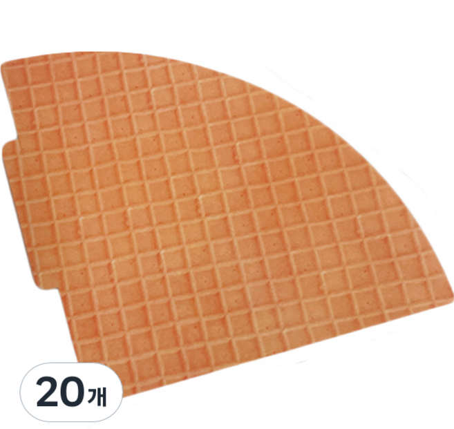 팬시픽스 꽃 꼬깔 포장지, 02 와플콘, 20개