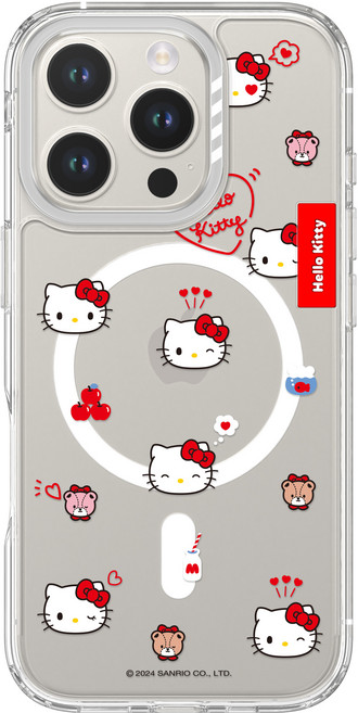 스토리너스 산리오 크리스탈 투명 컬러 맥세이프 디자인 휴대폰 케이스