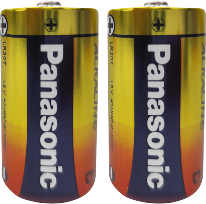 Panasonic 大電流鹼性電池1號, 2顆, 1組