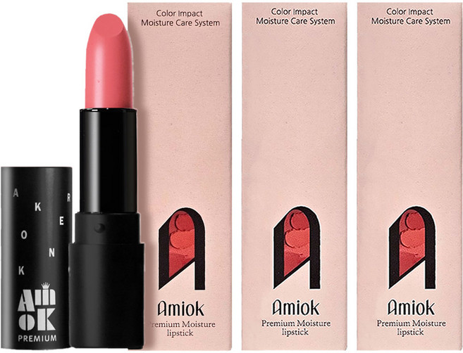 아미옥 프리미엄 립스틱, 3개, 220클래식오렌지