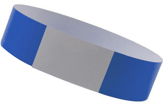 린벤 칼라 입장권 종이 팔찌 일회용 손목 티켓, 블루, 100개