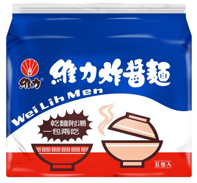 維力 維力炸醬麵 90g, 5包