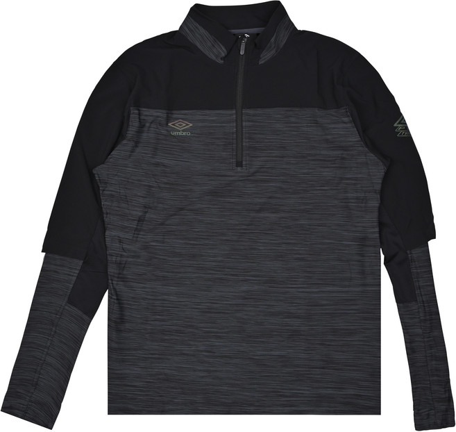 엄브로 남성용 프로 트레이닝 엘리트 하프 집 긴팔티 55253U-C44