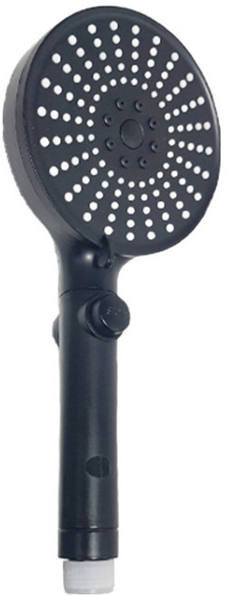 월드크린 온오프 빅트라 샤워기 헤드, 1개, 블랙
