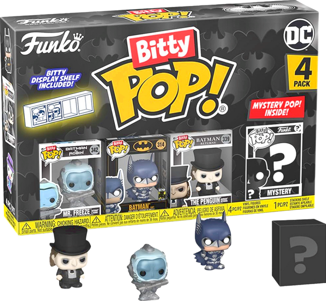 Funko Bitty POP 蝙蝠俠85周年 急凍人 4個, 1組